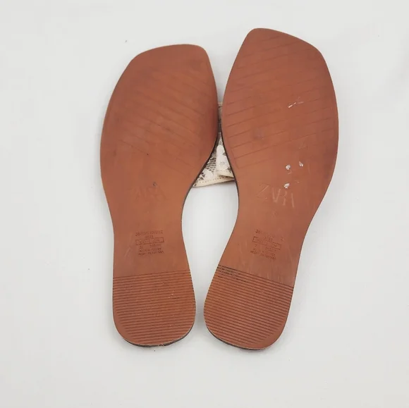 Zara Lace Slip On Slide Sandals - Picture 9 of 10